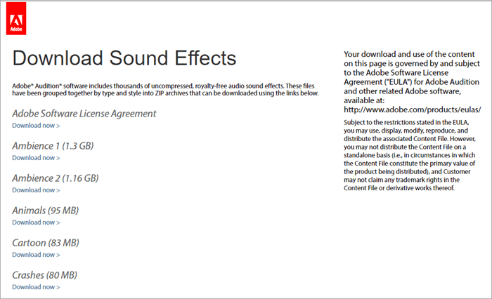 Adobe Audition Sound Effects 